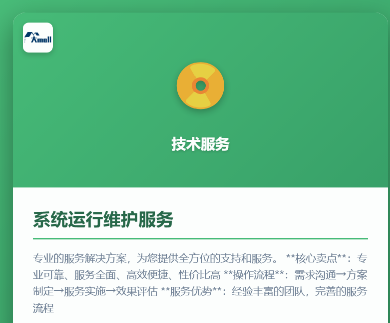 系统运行维护服务